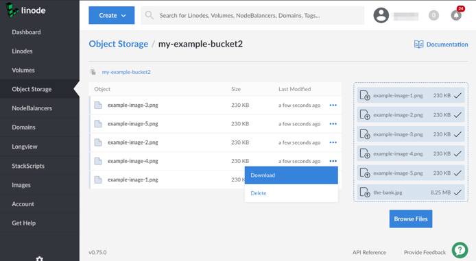 Download a bucket's object